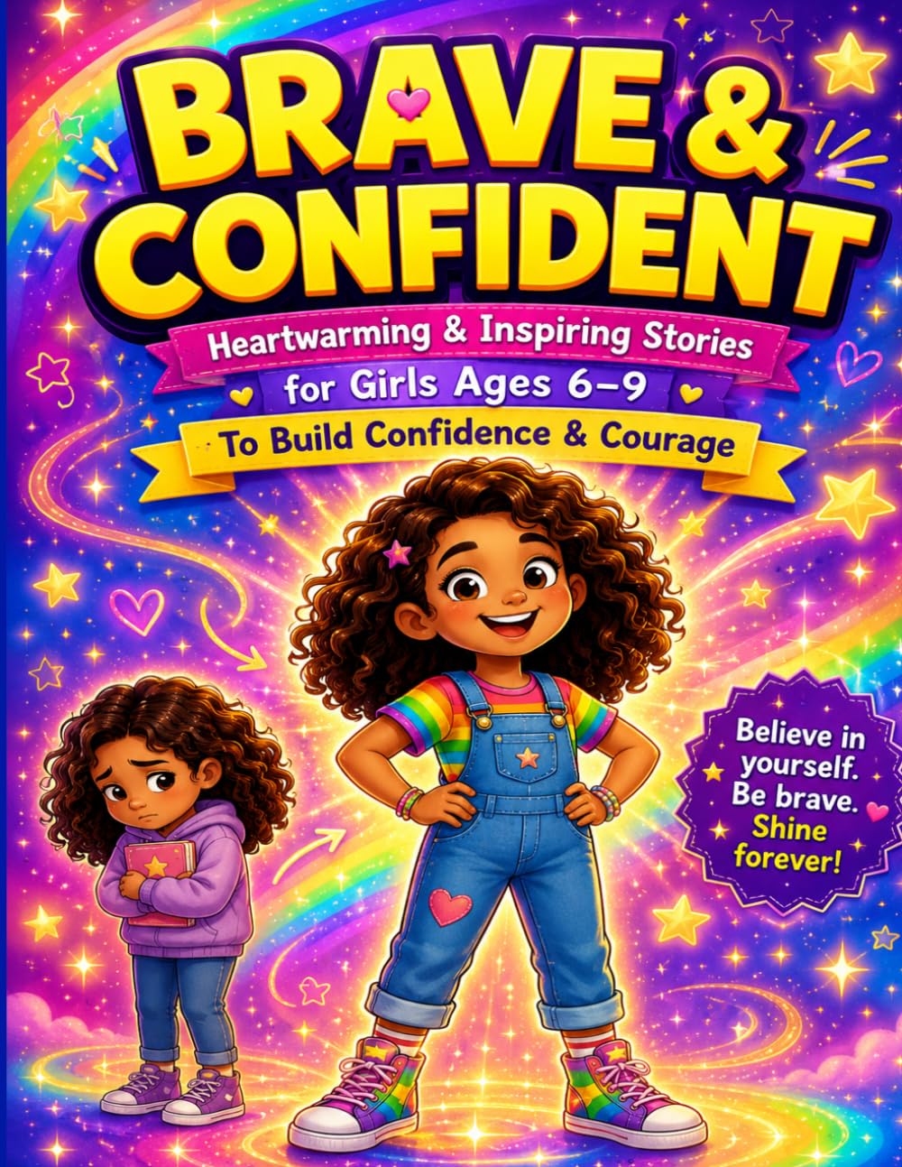 BRAVE & CONFIDENT: Heartwarming & Inspiring Stories for Girls Ages 6–9 To Build Confidence & Courage