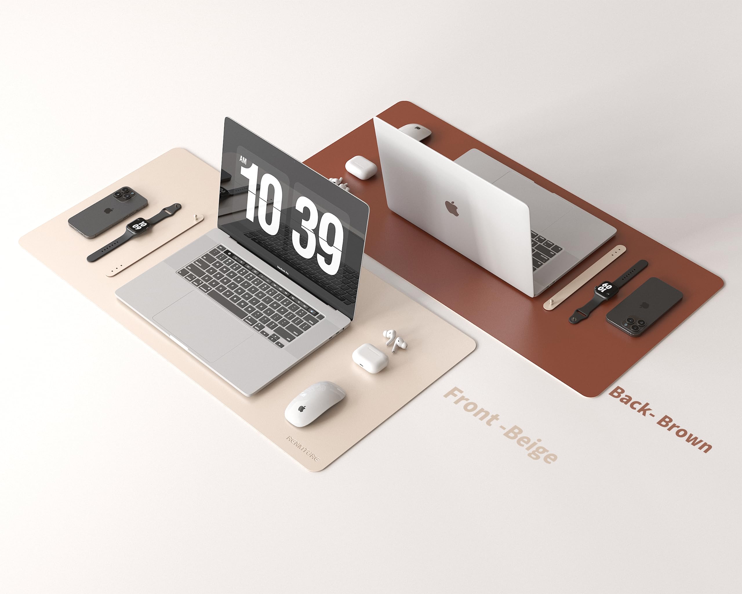 【DWD】MAT FAKE LEATHERセット Amazon.com : RENMTURE Double-Sided Two-Tone Faux Leather Desk mat
