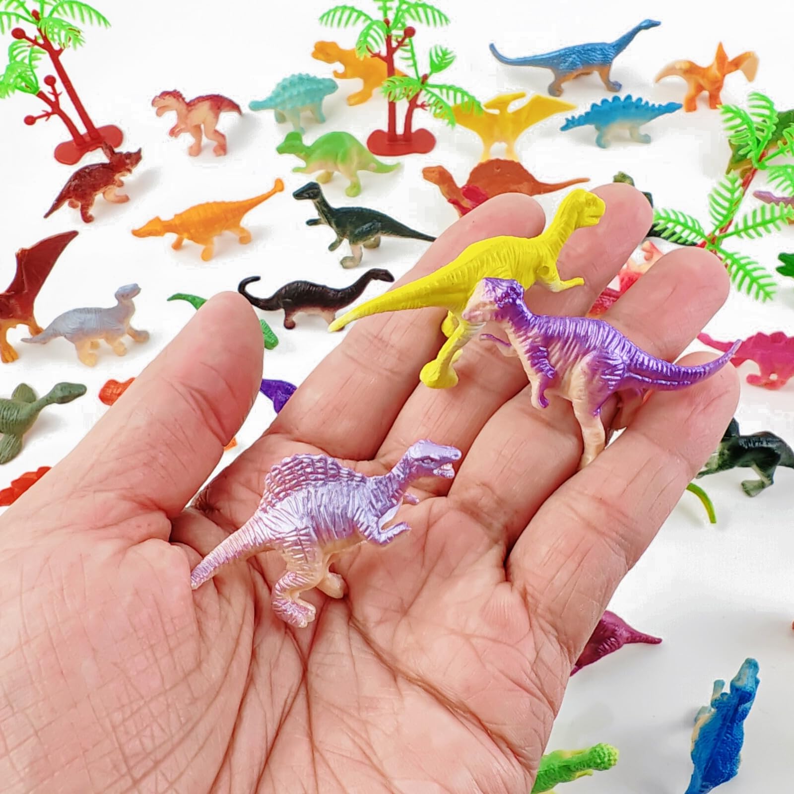 Mini Dinosaur Toys - 60 Piece Set for Parties & Gifts -3 Mini Dinosaur Toys - 60 Piece Set for Parties & Gifts -3