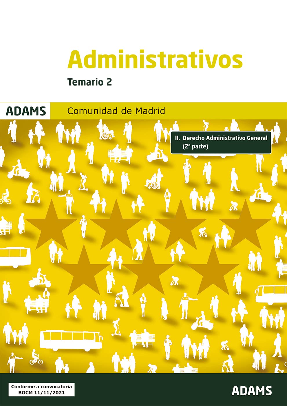 Temario 2 Administrativos Comunidad de Madrid livre de preparation concours