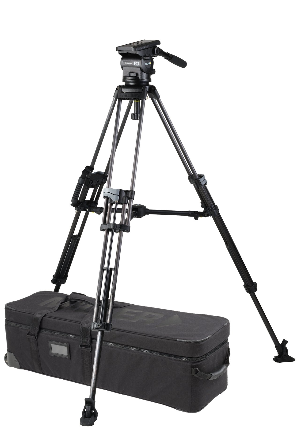 Miller 1726 Arrow 55 ENG CF Tripod Black