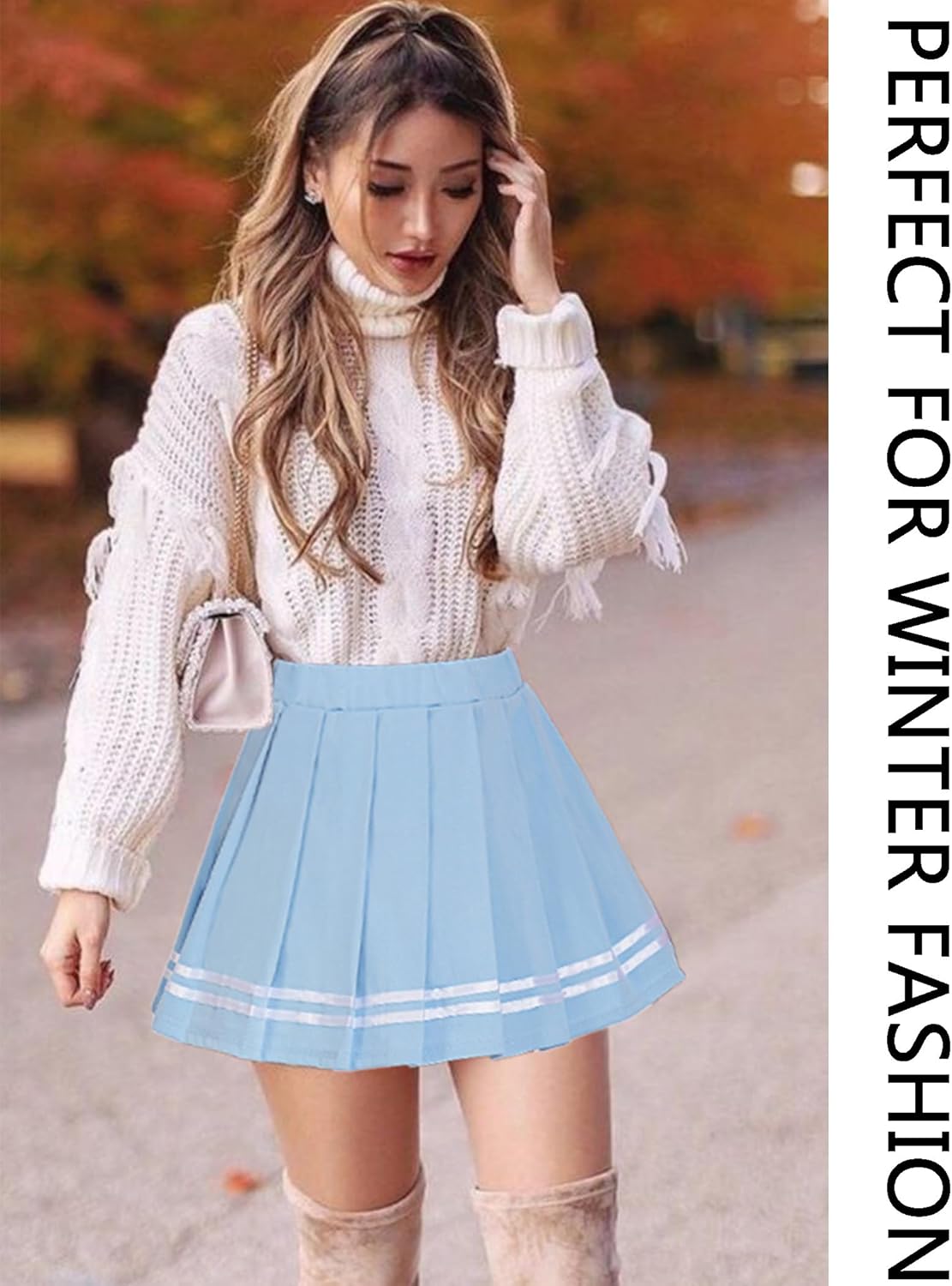 Avidlove Womens Pleated Skirt School Uniform Skirt Mini Skirt Pleated Cheer Skirt - Image 6