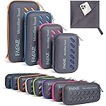 BAGAIL Camping Towel with EVA Case, Compact & Ultra Soft Microfiber Travel Towel - Super Absorbent & Lightweight Quick Dry Towels for Sports, Beach, Gym, Backpacking, Hiking and Yoga - Dark Grey, XXS