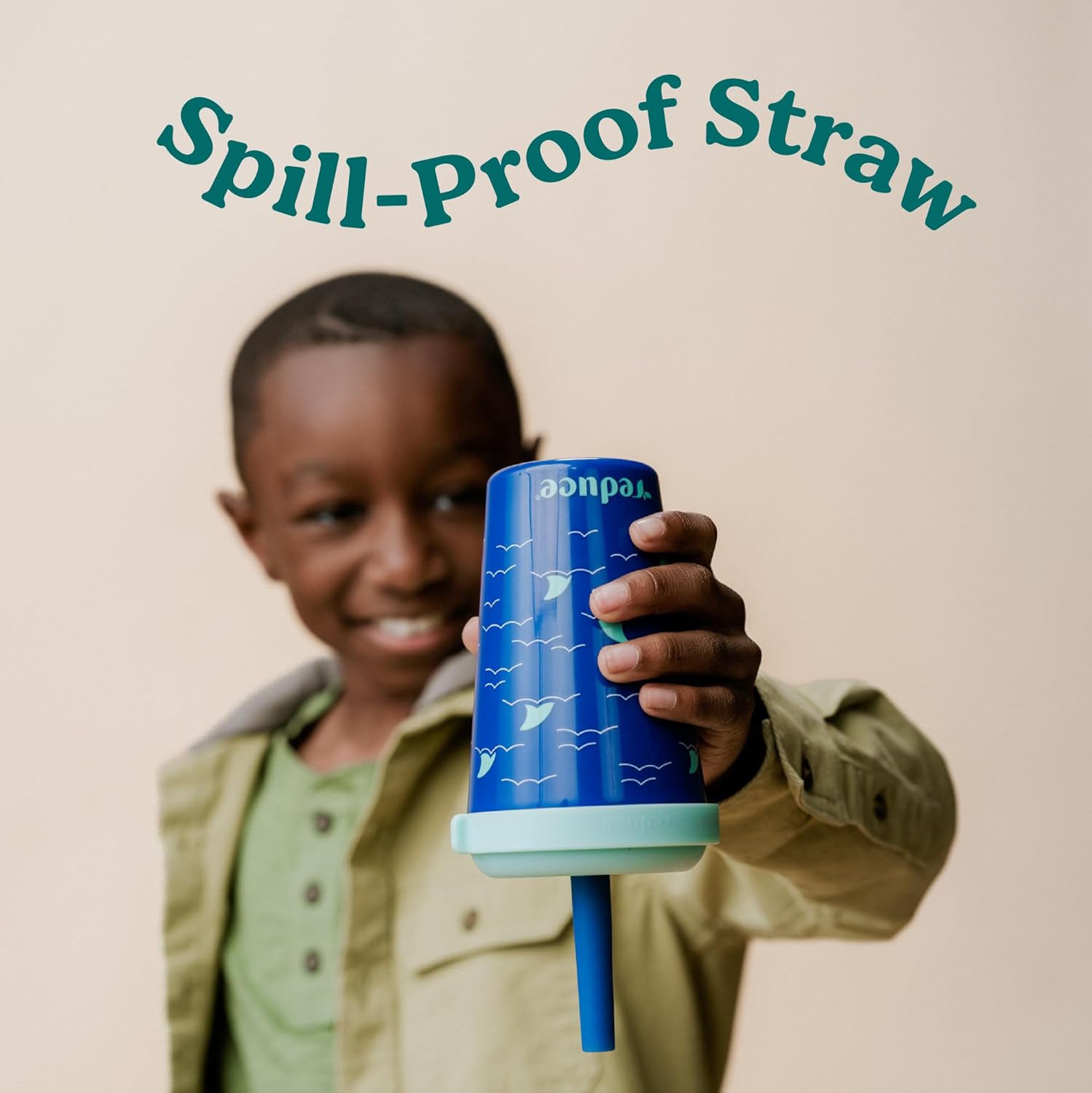 REDUCE GoGo's Kids Portable Tumbler Cups with Lids and Spill-Proof Straws - 5 Pack of Stackable 12 oz Tumblers with Twist-On Lids - Easy Storage, Dishwasher Safe - Serendipity Set - Image 7