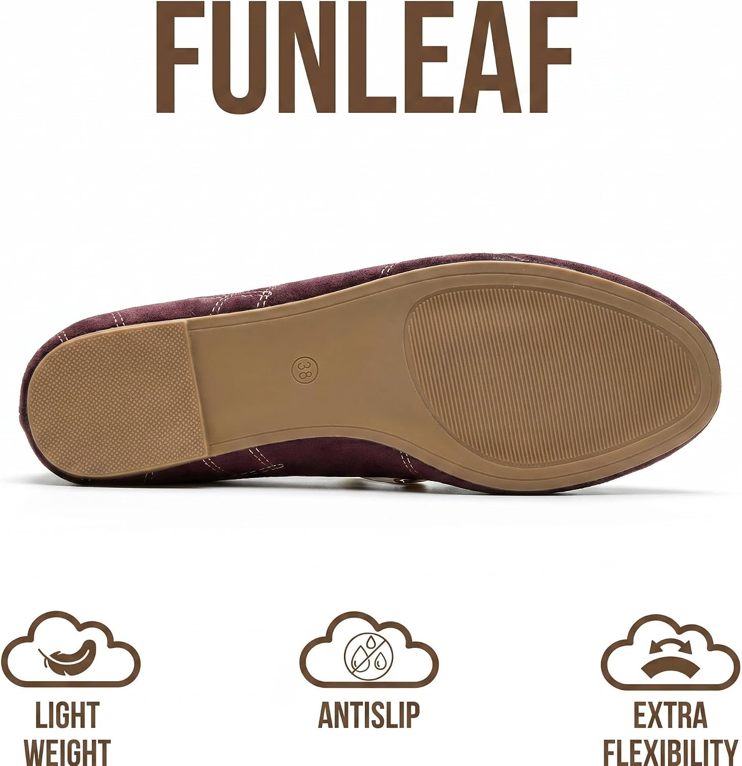 Fashion Mary Jane Shoes Women - Womens Ballet Flats- Lightweight & Non-Slip Ballet Flats Shoes for Women
