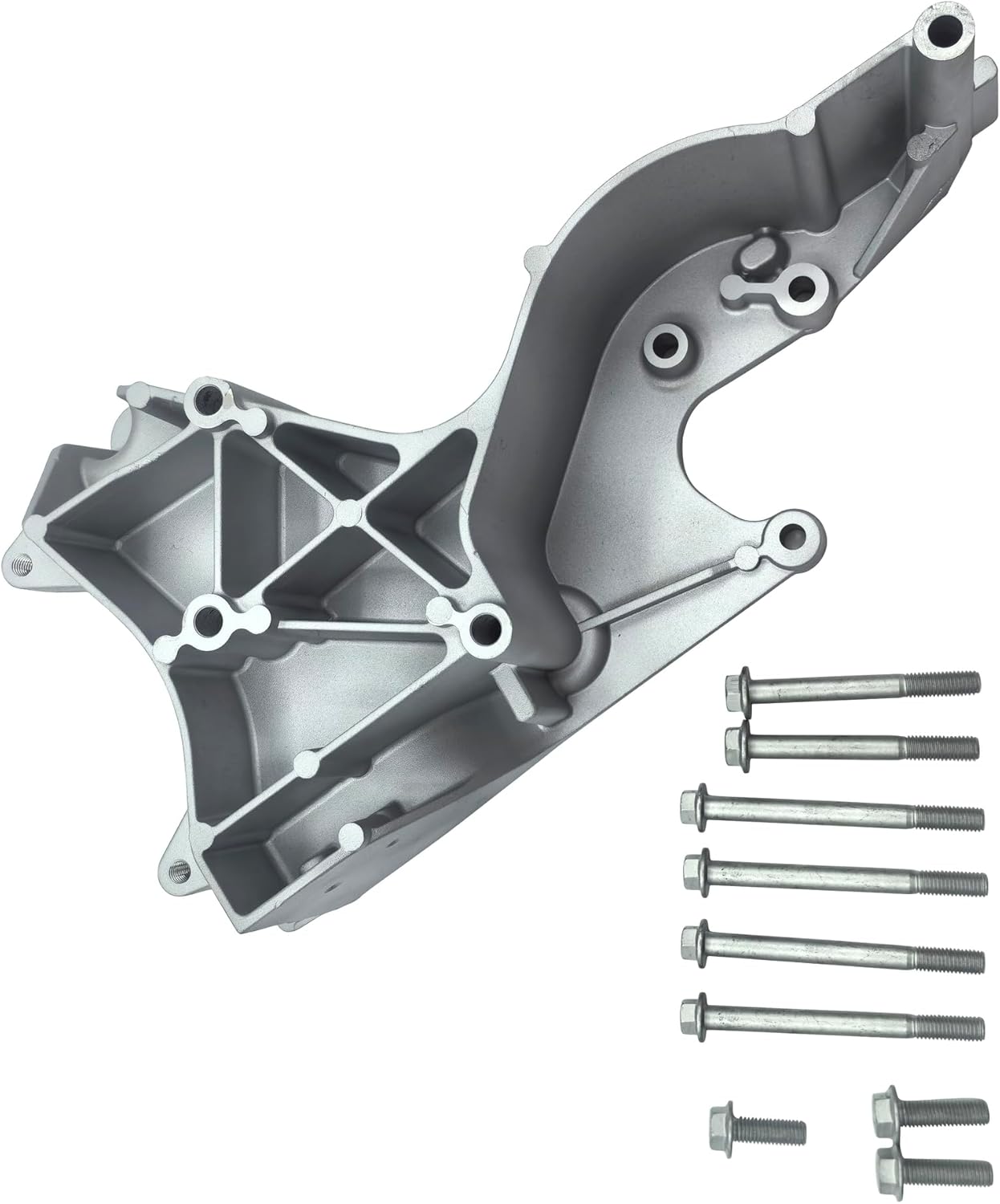 Alternator and Power Steering Pump Bracket W/ Bolt Kits Hardware for Cadillac Escalade 2002-2014, for Chevrolet, for Gmc Envoy Savana Sierra Yukon , for Hummer H2 2003-2009 12554030 Upgrade