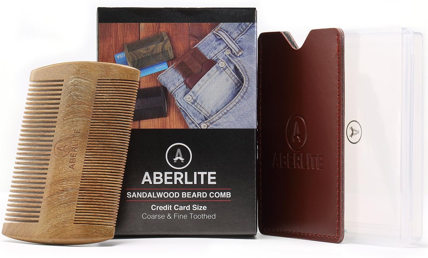 Aberlite Beard Straightening Comb Sandalwood (Green Sandalwood)