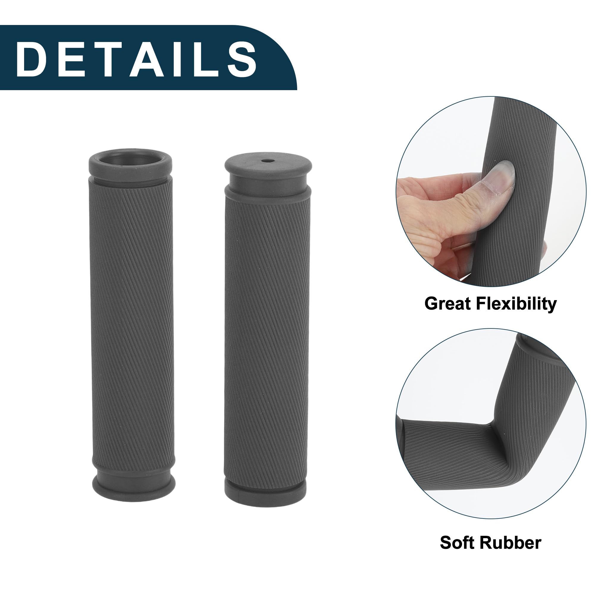 TUCKBOLD Bike Handlebar Grips Covers 125mm Long Lightweight - Image 3