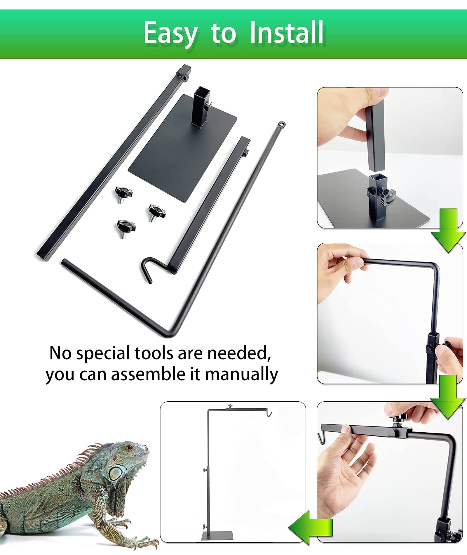 Reptile Tank Stand Aquarium Stand Reptile Heat Light Stand Terrarium