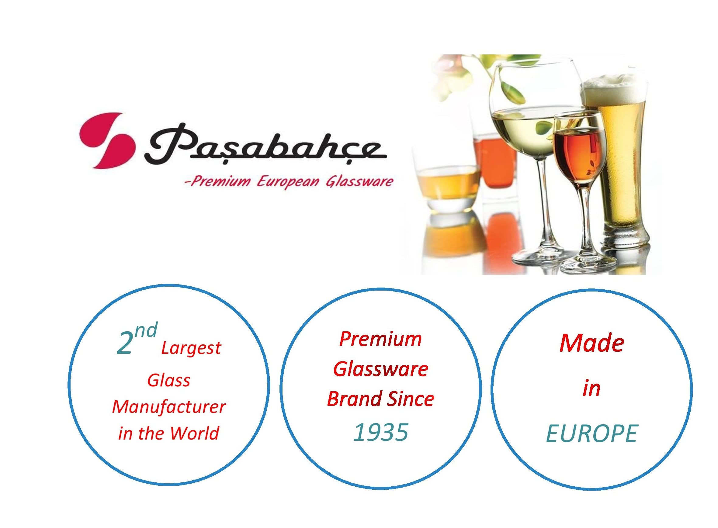 Pasabahce Enoteca Red Wine Glass - Set of 2 (615 ml) 3