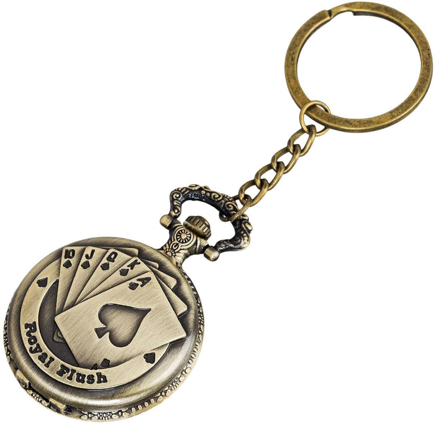 Vintage Pocket Watch Keychain - Harry Potter Style -12