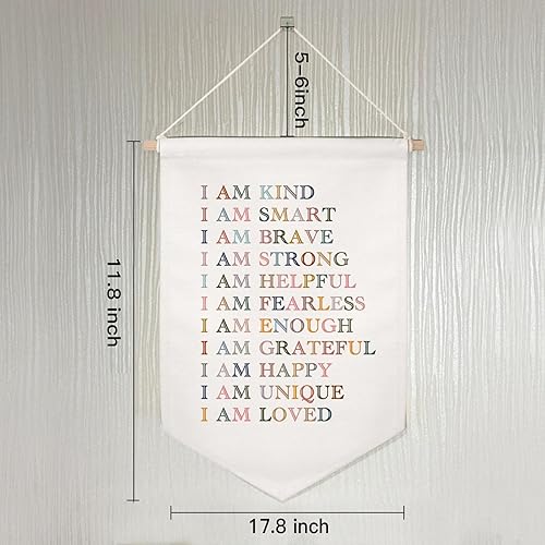 Miniatura 48 de Classroom Wall Hanging Banner Poster Therapy Office Decor Calm Down Corner School Counselor Mental Health Growth Mindset Poster Anxiety Educational