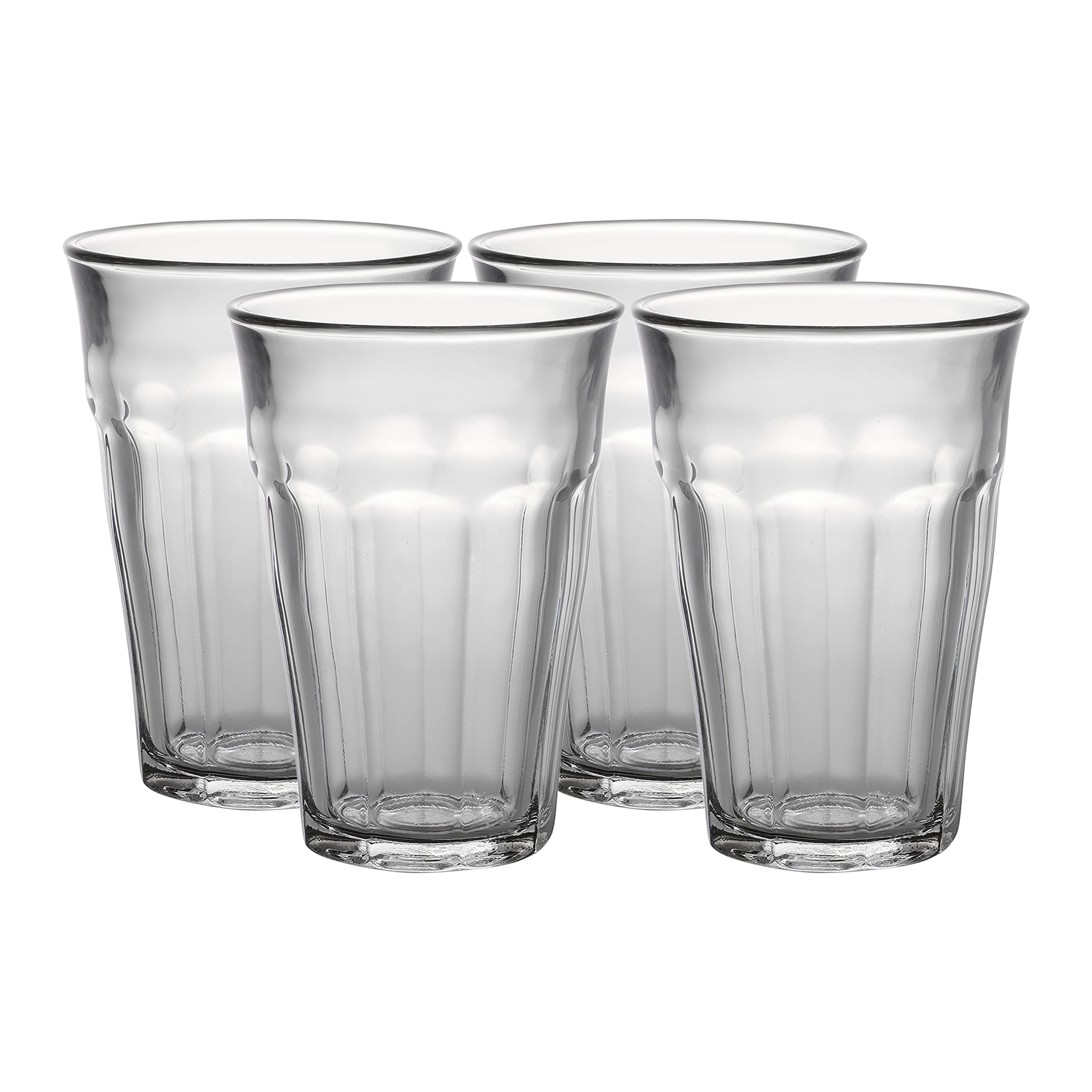 Picardie Clear Highball Tumbler 360 ML 4 Pcs (1029AC/4), Transparent, Medium