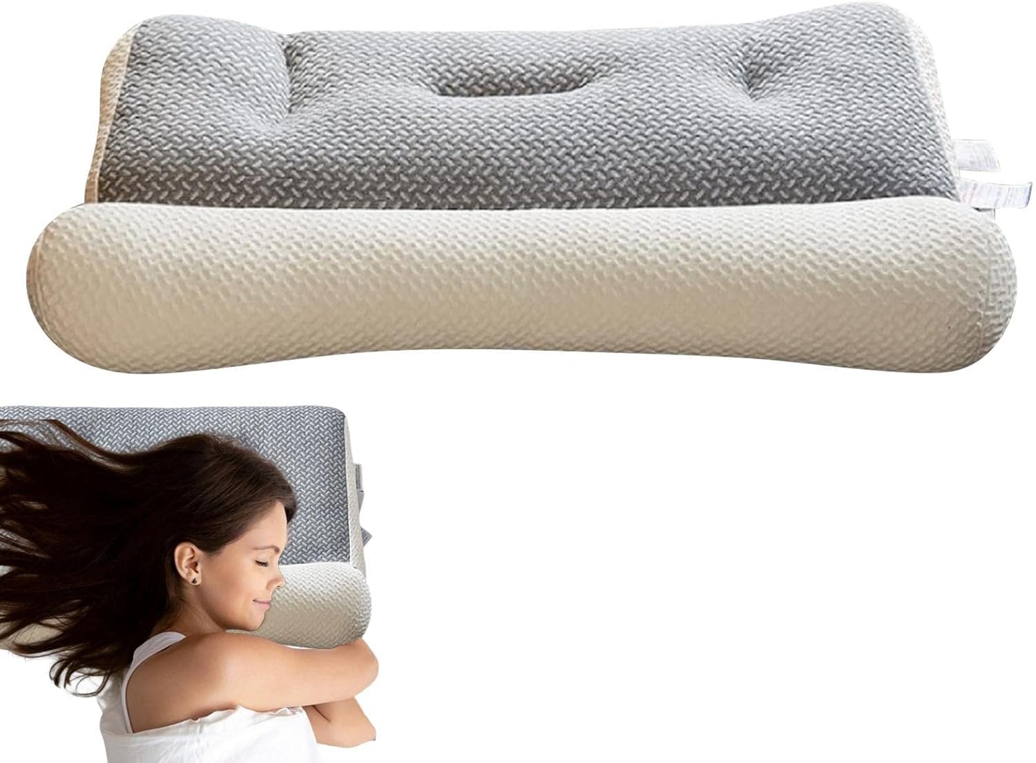 Amazon.com: Cervical Neck Pillow, Ergonomic Pillow, Adjustable - Best Pillow For Neck And Shoulder Support