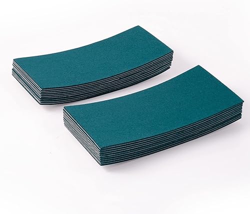 FOSHIO 20 piezas de limpiaparabrisas autoadhesivas precortadas de tela de gamuza de repuesto para espátula de 4 pulgadas, herramientas de aplicación