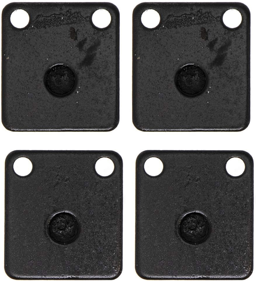 NICHE Brake Pad Set for Yamaha Grizzly 450 400 350 Banshee Big Bear Warrior Wolverine Kodiak Front Semi-Metallic Alloy Steel (Pack of 2)
