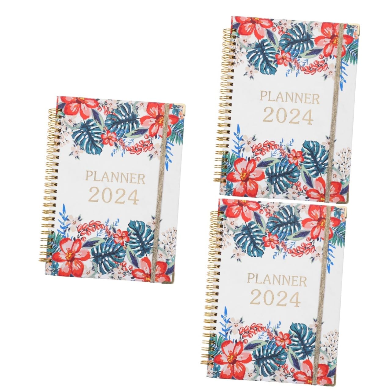 Lurrose 3stücke Office Planner Buch Academic Notizbuch Tragbarer Organizer Für Haushalt Und Büro Für Schüler Und Berufstätige Hochwertiges Design Seiten Für Planung Und Notizen