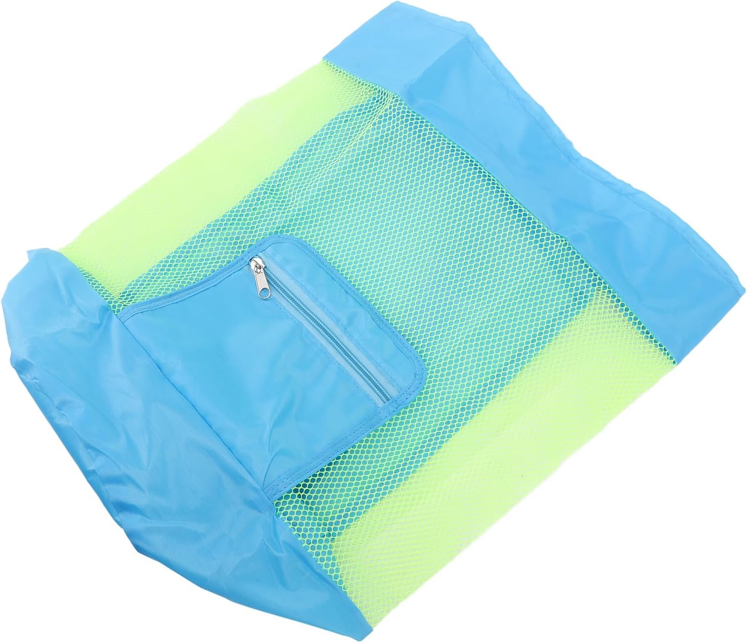 Large Mesh Beach Toy Bag, Durable 600D Oxford Fabric, Spacious Storage Organizer, Heavy Duty Mesh Design with 48x24cm Capacity for Families, Kids, Beach Days, Pool Parties, Park Ou