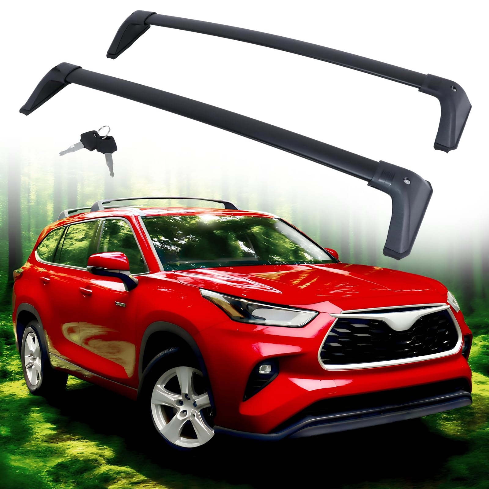 Amazon.com: HEKA Lockable Cross Bars Roof Racks fit for 2020-2026