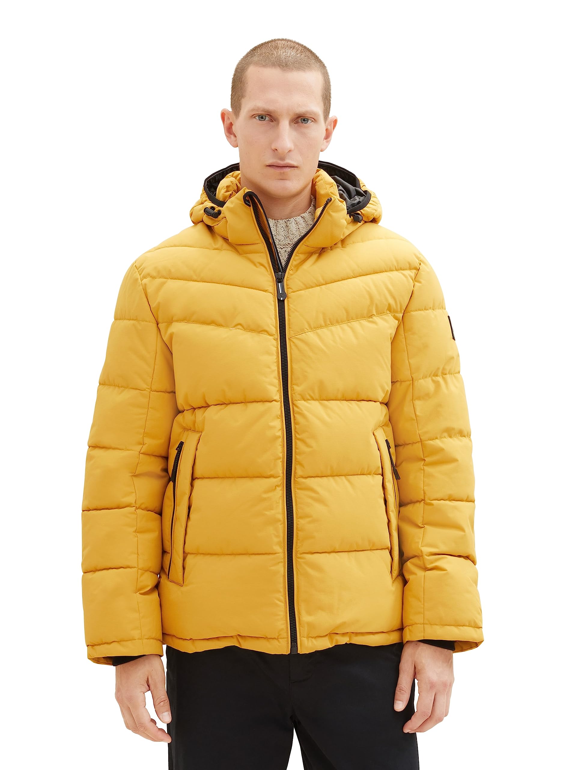 TOM TAILOR Herren Puffer-Jacke mit Kapuze