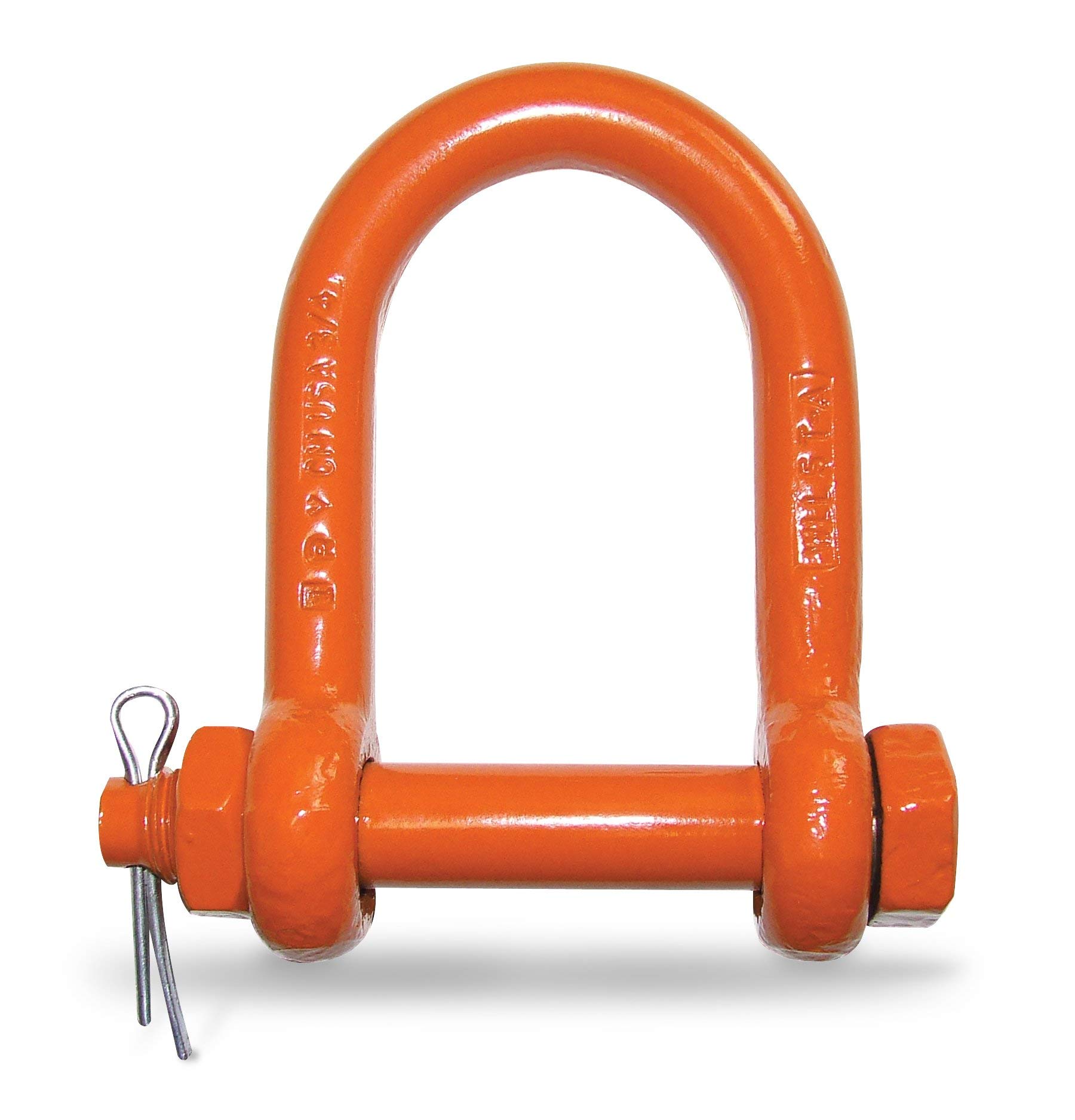 CM 3/4" Long Reach Chain Shackle Asm Bnc Paint Orange Alloy (M9152P)