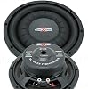 SoundXtreme ST-710 10 Sub 800 Watt Max Power Car Audio Shallow Mount Ultra Slim 10 Truck Competition Subwoofer Single 4 Ohm Voice Coil Speaker System