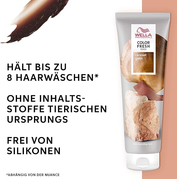 Wella Professionals Color Fresh Mask – Farbauffrischende Haarkur & Tönung mit pflegendem Avocadoöl – für blondes, braunes und dunkles Haar – verschiedene Farben & Größen - 2