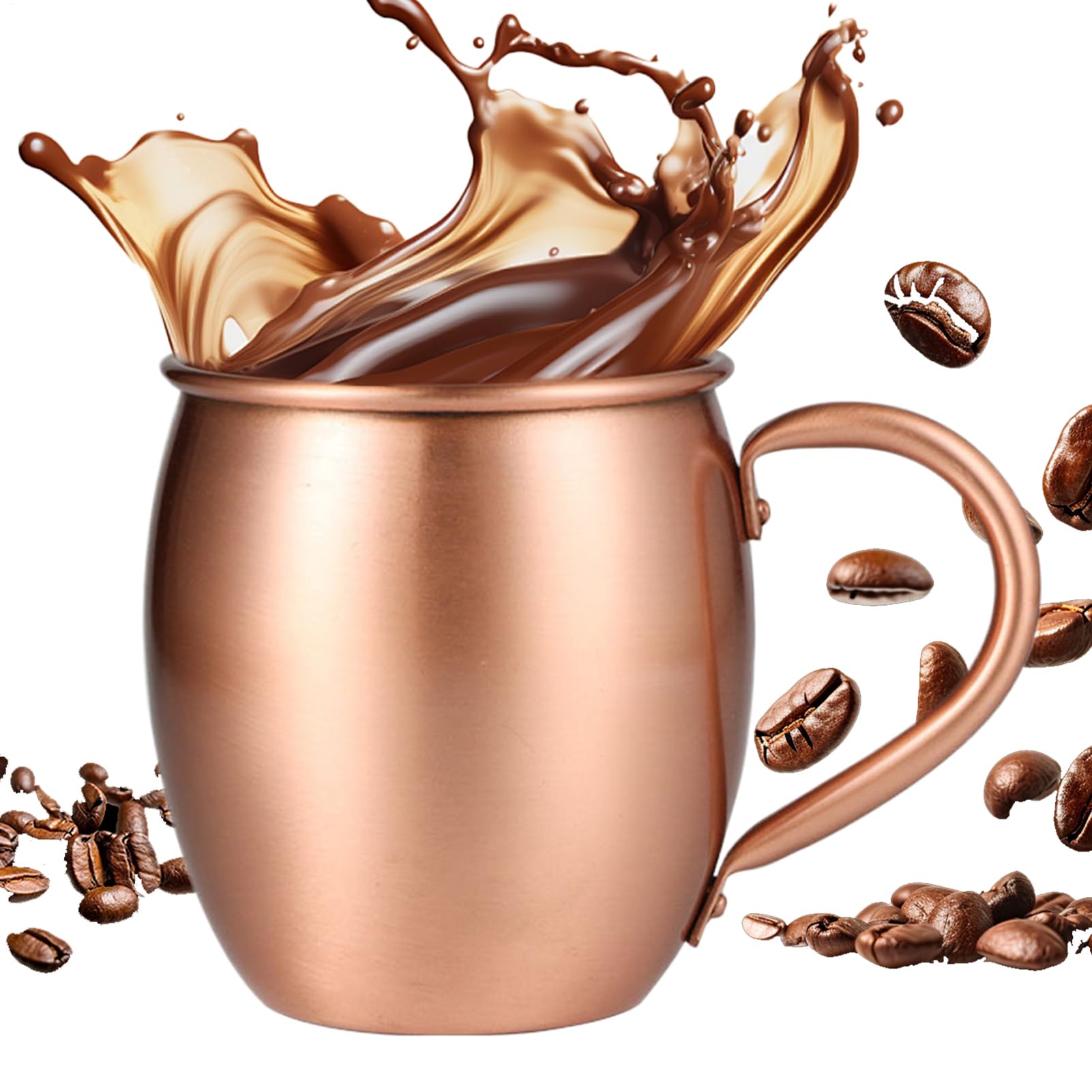 Tazas Moscow Mule de cobre de 530 ml como regalo artesanal para Navidad