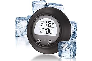 Real-Time Digital Ice Bath Thermometer with Timer