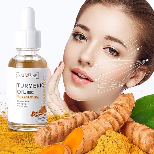 Miniatura 9 de Lanthome Aceite de cúrcuma para manchas oscuras en la cara, aceite facial de cúrcuma para hidratar, rejuvenecer, calmar, reparar la piel