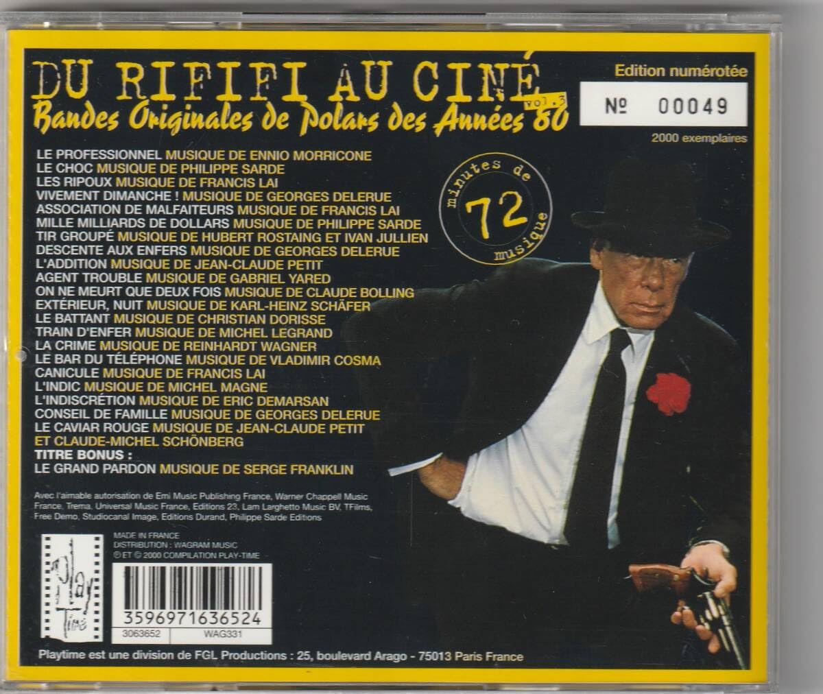 : フレンチ フィルム ノワール アンソロジー 3 Du Rififi