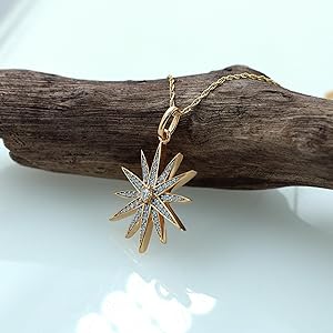 Amazon.com: Wishrocks Round White Cubic Zirconia Starburst