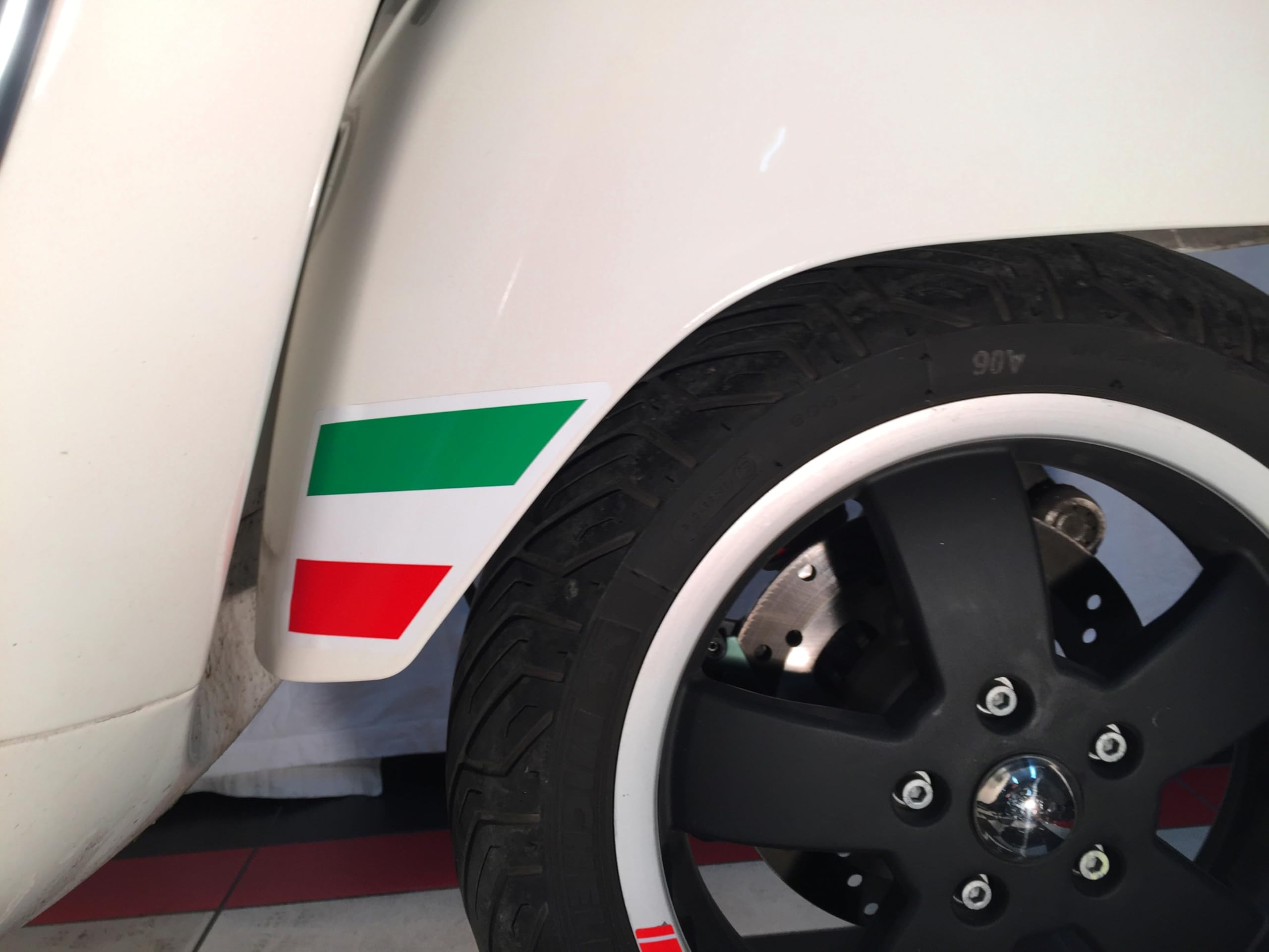 2 Stuks 3d Italiaanse Vlag Zelfklevende Auto Sticker Badge Waterdicht Embleem Styling Decor Prachtig