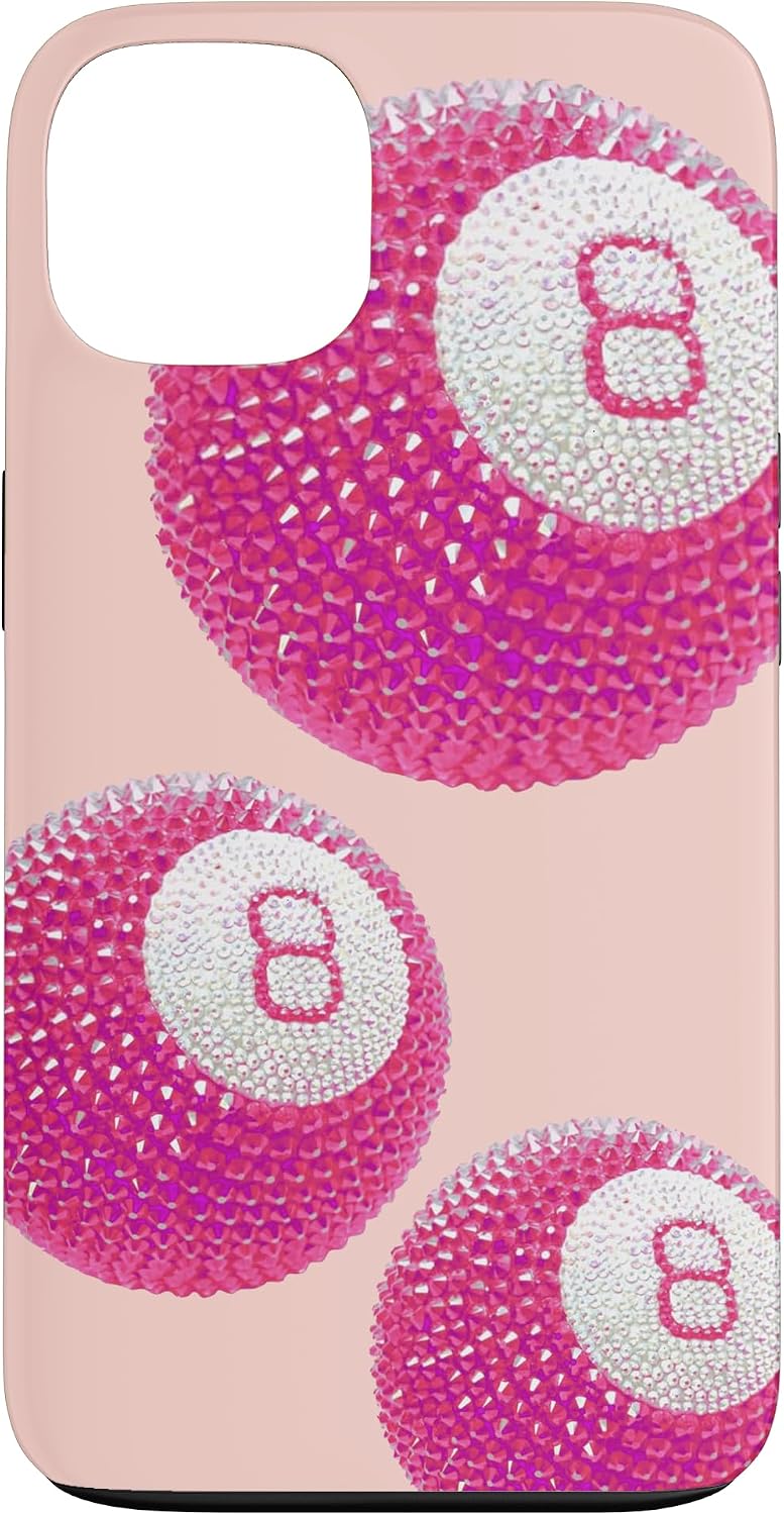 Retro Pink Lucky Disco 8 Ball For Women Case for iPhone 12 Pro Max