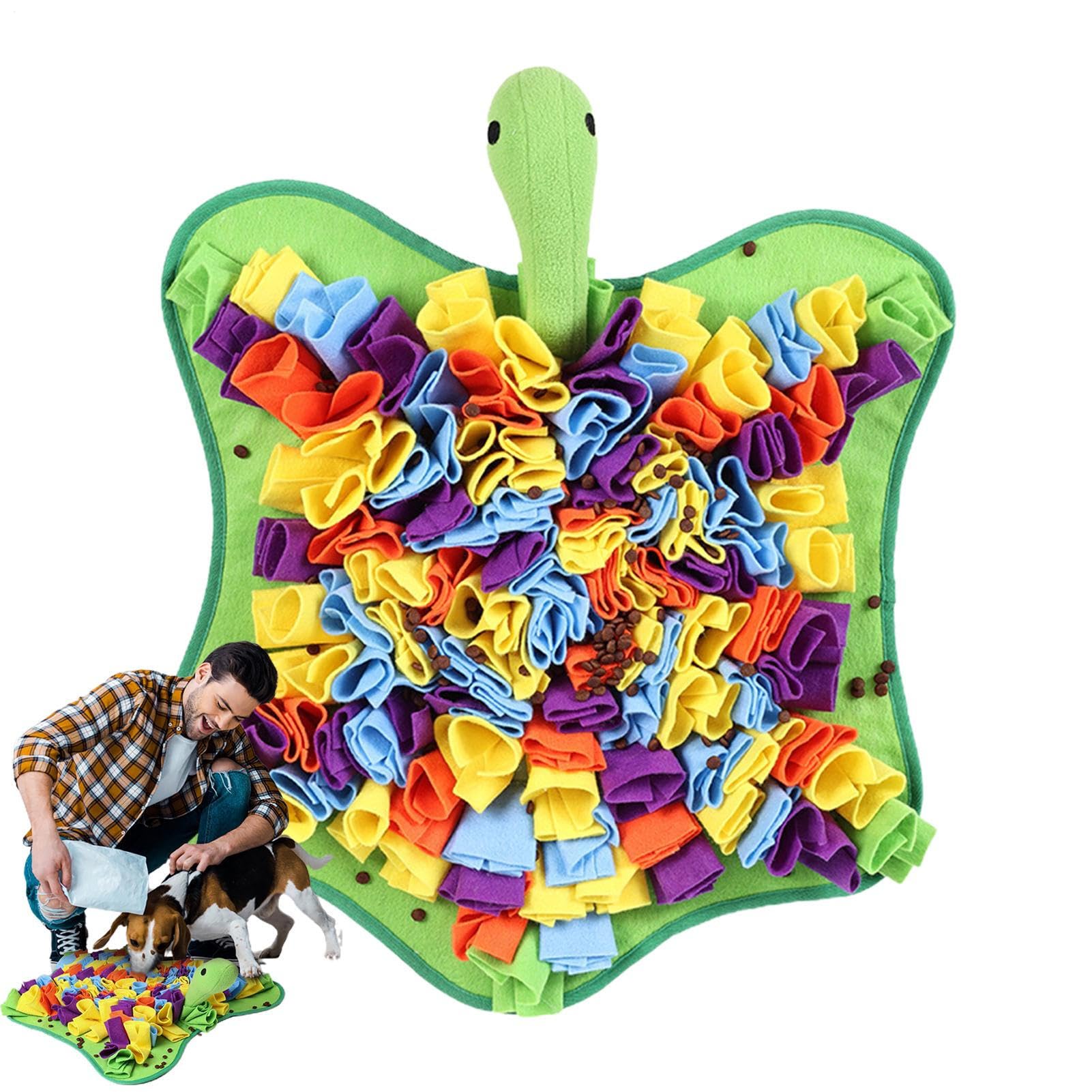 Tapis de fouille tortue pour chien et chiot | Jeu d'enrichissement