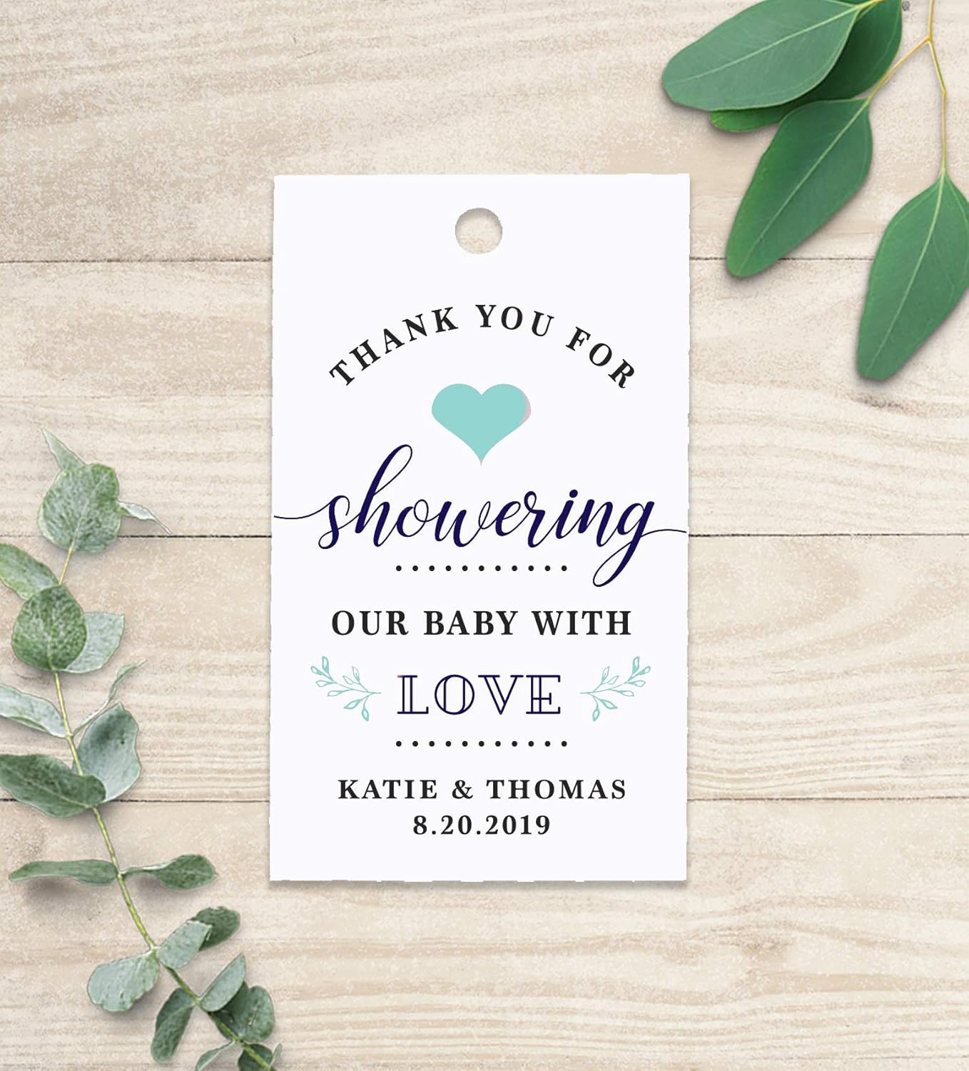 Baby Shower Tags Thank You Tags Favor Tags Custom Gift Tags