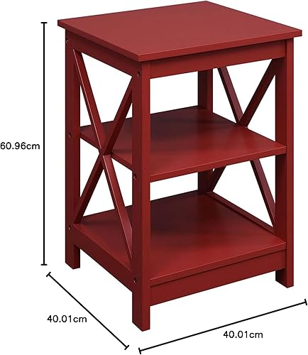 Miniatura 47 de Convenience Concepts Oxford Mesa auxiliar Negro -,Barnwood/Negro,Azul,rosado (Blush Pink),Cerezo/Negro,Azul