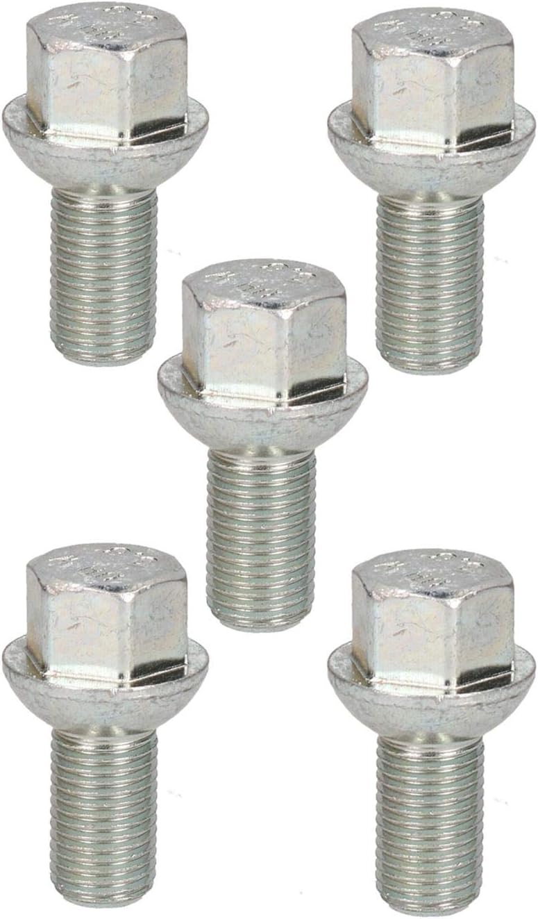 5 Pack M14 x 1.5 Trailer Wheel Spherical Bolt Ifor Williams Indespension Knott