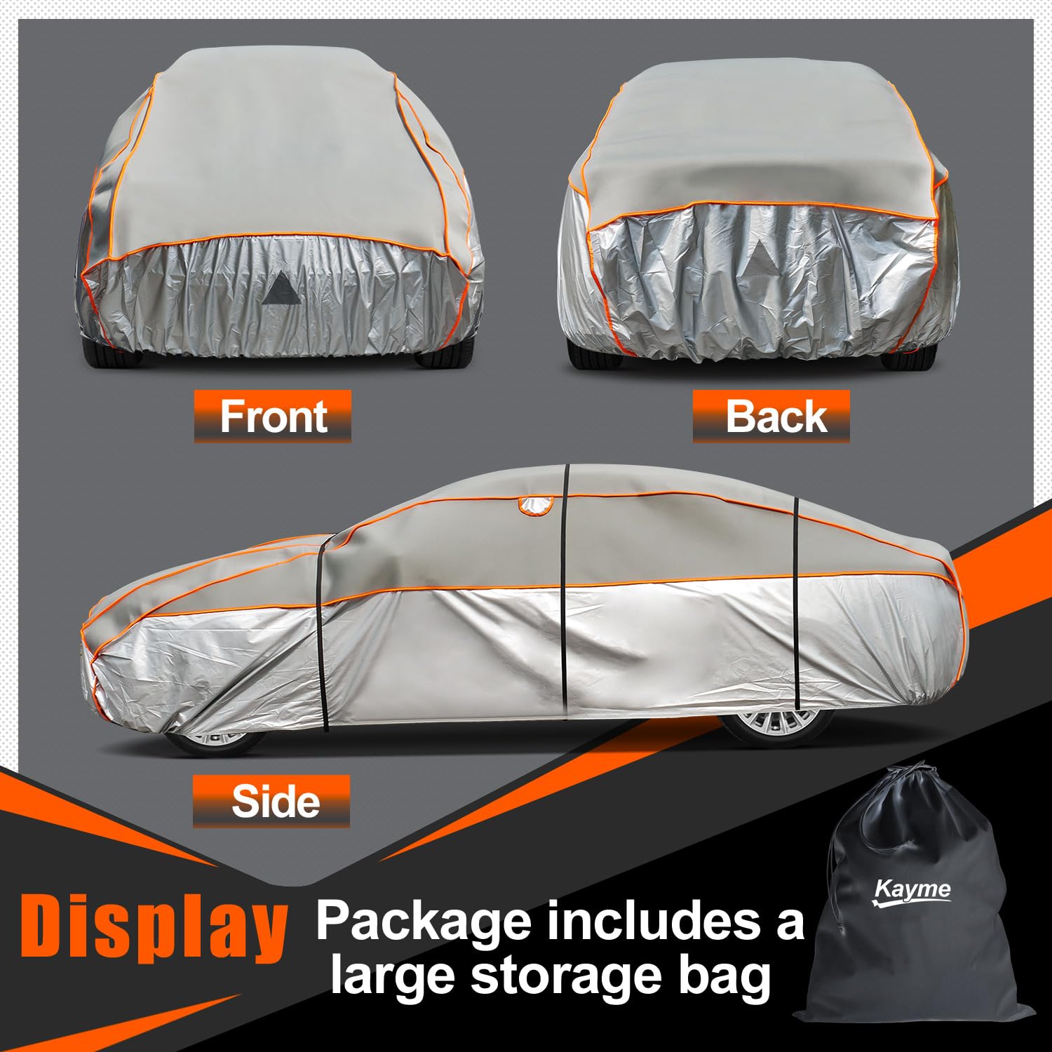 Bache Voiture Exterieur Pour Merce𝙙es-Be𝙣z W111 1959-1971(488×184.5×143.5cm),Housse De Véhicule Imperméable Respirant Coupe-Vent Anti UV Housse Voiture Avec Zip