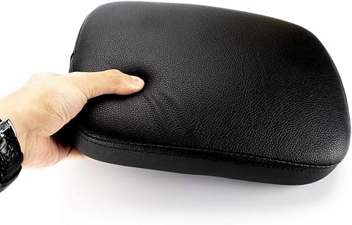Miniatura 6 de LKV Asiento de pessenger de motocicleta de 10.63  - Cojín trasero de cuero con 8 ventosas de asiento de motocicleta para Harley Dyna Sportster