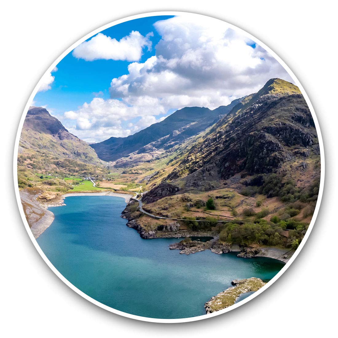 Vinyl Stickers (Set of 2) 7.5cm - Snowdonia National Park Wales UK Travel #24222