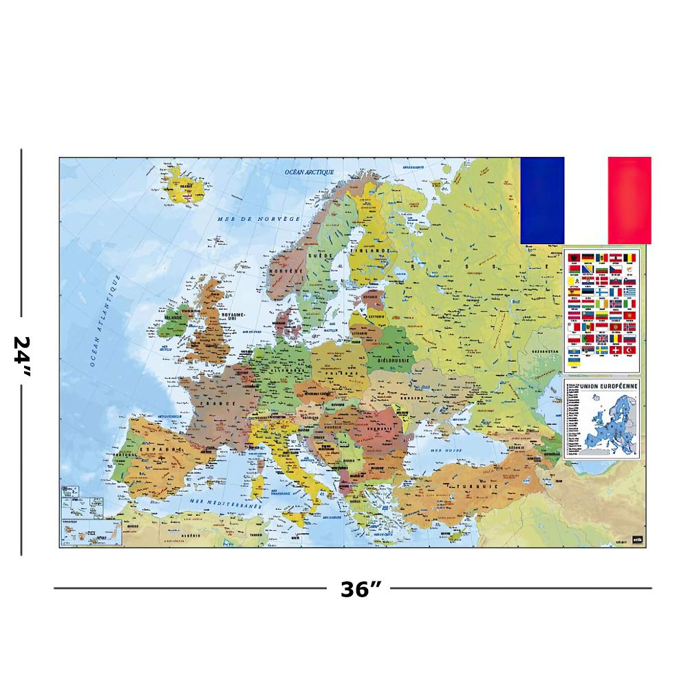 EUROPE ヨーロッパ 希少品 ポスター Amazon.co.jp: Hotdogger 世界地図 ヨーロッパ地図 MAP Europe