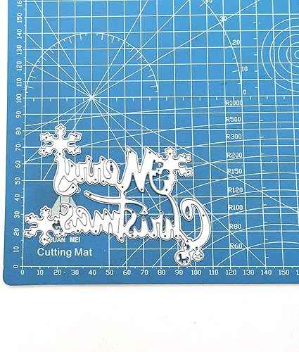 Miniatura 8 de Troqueles de metal para cortar copos de nieve, diseño de copos de nieve de seis formas diferentes, plantillas de plantillas para álbumes de recortes