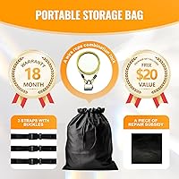 Vista 8 de Funda para coche SUV de 30 capas para automóviles, impermeable para todo tipo de clima, protección UV, resistente a la nieve, resistente al viento