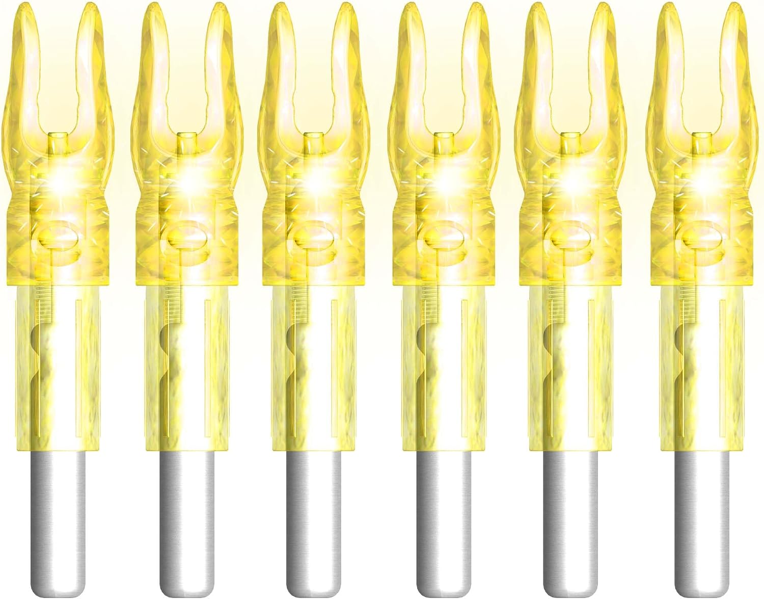 6PCS G X H S GT Led Lighted Nocks for Arrows with .165 .204 .233 .244 .246 Inside Diameter,Screwdriver Included