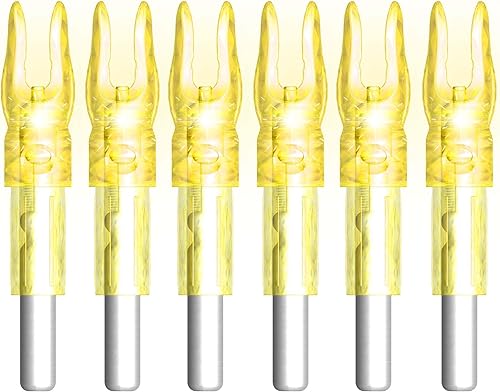 Miniatura 9 de 6 piezas G X H S GT puntas iluminadas con LED para flechas con diámetro interno de 0.165, 0.204, 0.233, 0.244, 0.246 pulgadas, destornillador