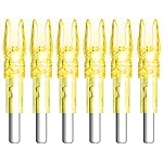 XHYCKJ 6PCS S Led Lighted Nocks for Arrows with .244 Inside Diameter,Screwdriver Included