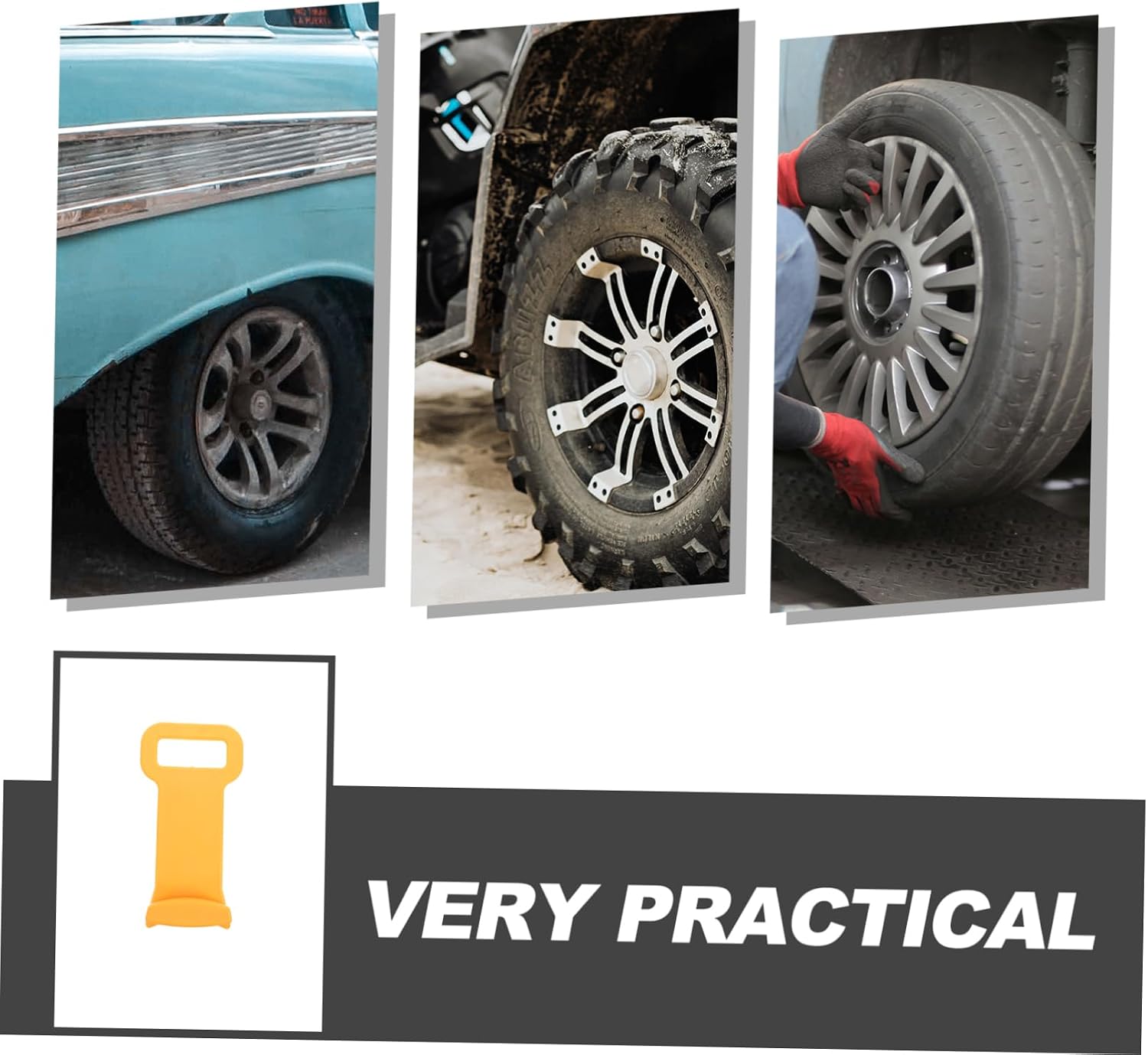 SOLUSTRE Tire Changer Clamp Tool Bead for Efficient Tire Removal for Professionals and Enthusiasts Easy to Store and Carry
