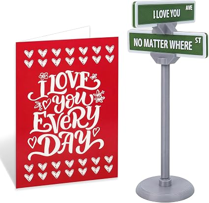 Amazon.com: Mini Signpost Valentine's Decoration Anniversary Present ...