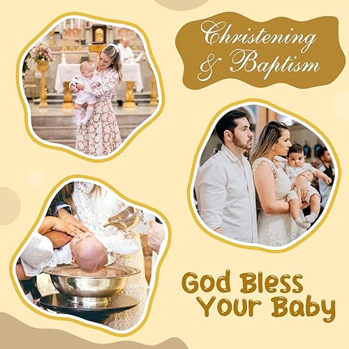 Miniatura 5 de Booulfi Zapatos de bebé para caminar, color blanco, para recién nacido, botines de Pascua, bautizo, regalos para niños y niñas